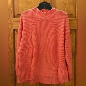 Old Navy Coral Crewneck Knit Sweater